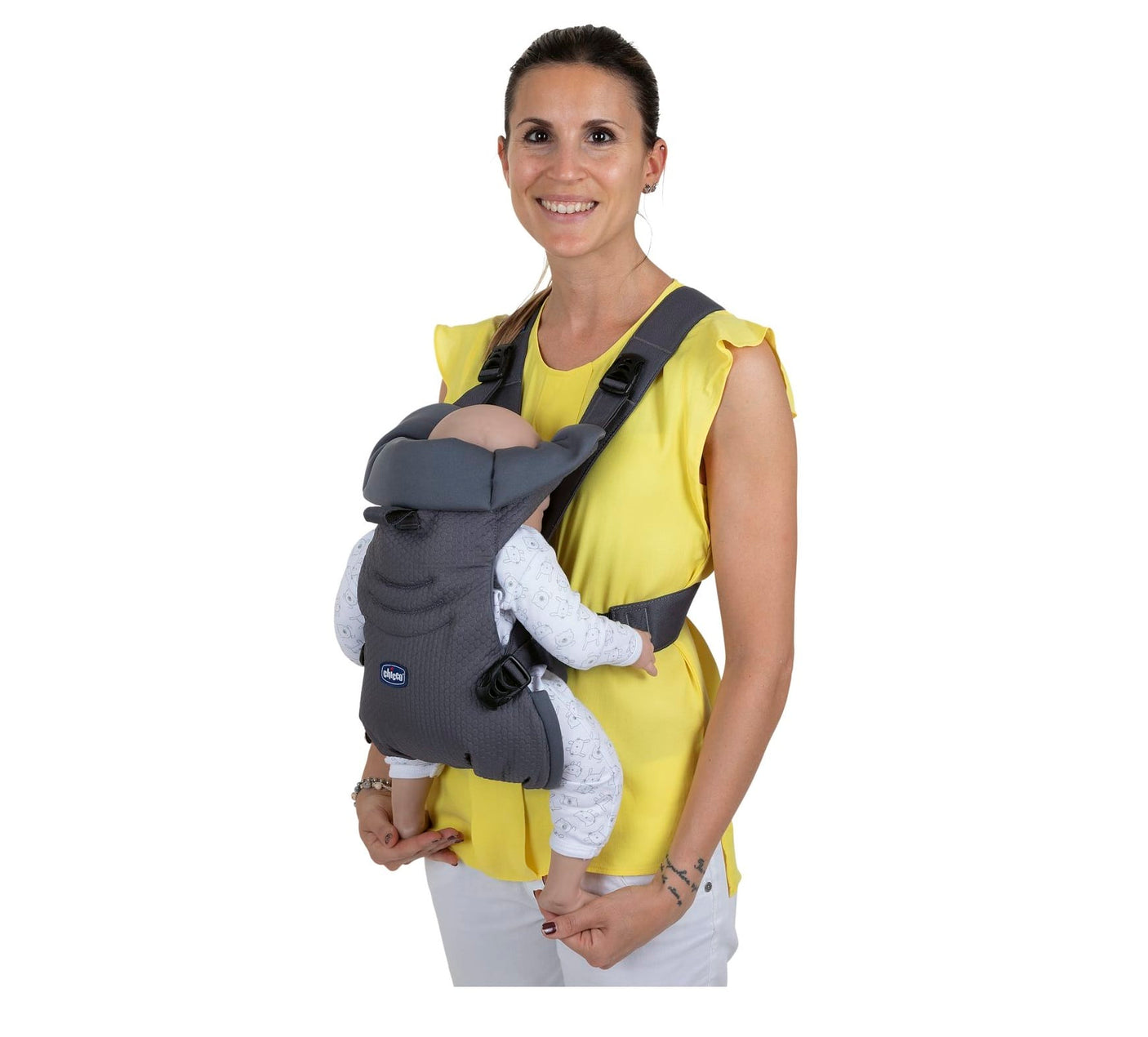 Chicco Puericultură Marsupiu Ergonomic Chicco Easy Fit 79154-8 | Moon Grey, 0 Luni+