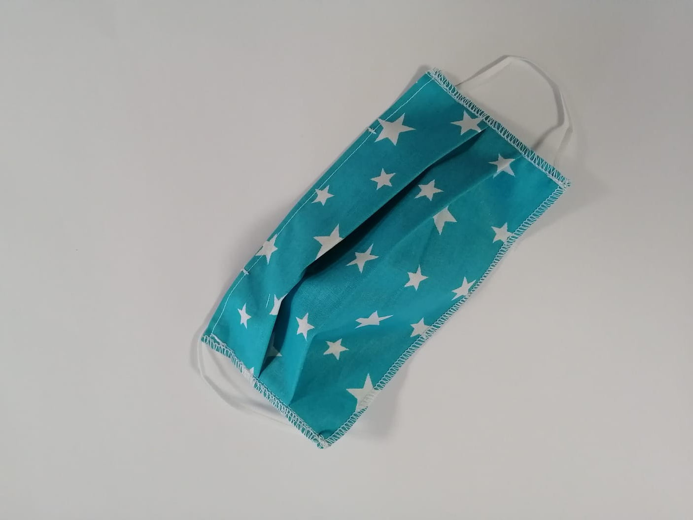 Chicco Îngrijire bebe Masca Textila Chicco KFM002_NISSA | Reutilizabila, 2 Straturi, Turquoise cu Stelute