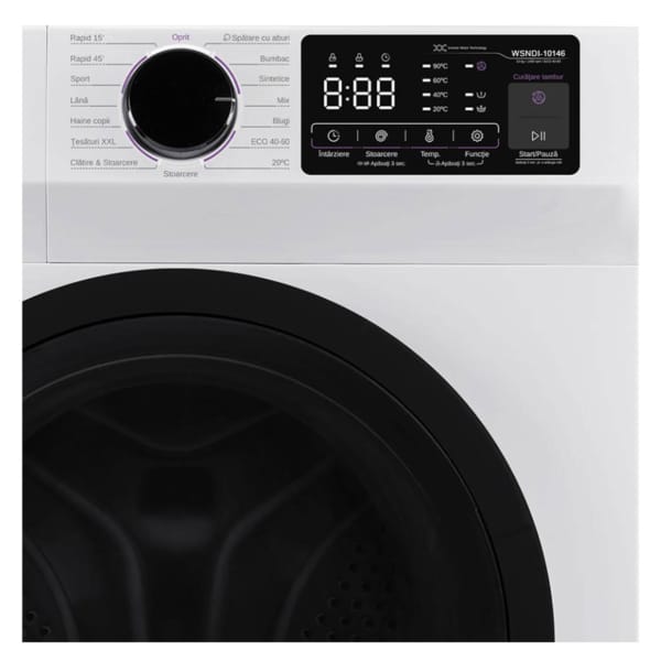 Samus Masina de spalat rufe Masina de Spalat Rufe Samus WSNDI-10146 | 10kg, 1400RPM, Clasa A, Alb