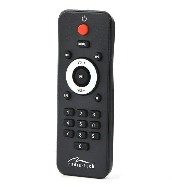 Media-Tech Boxa Portabila wireless pentru Karaoke Media-Tech FUNBOX KEG PRO MT3182 Radio FM MP3 Player Karaoke 50W RMS iluminare RGB Negru