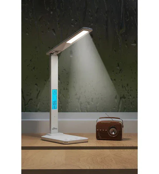 Media-Tech Lampa de birou cu led Media-Tech MT222 modul incarcare wireless pentru telefon control tactil USB lumina calda si rece
