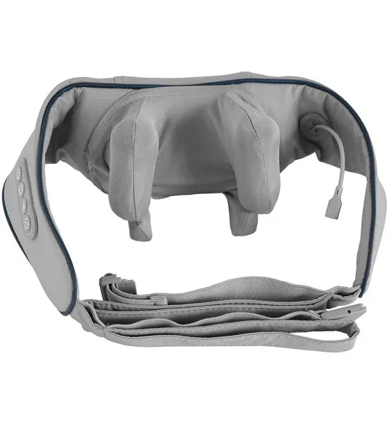 Media-Tech NECK & SHOULDERS MASSAGER - Premium shoulder and neck massager Shiatsu 5D hand imitation 6 massage heads 3 modes and 3 speeds Wireless USB-C port for charging