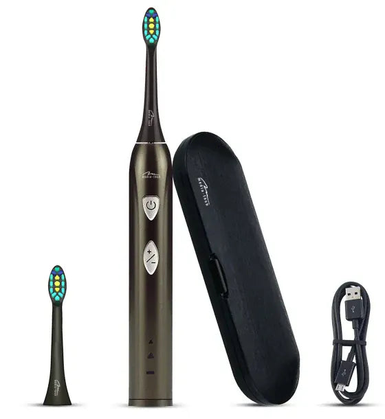 Media-Tech Periuta de dinti electrica sonica Media-Tech Sonic Waveclean 1 program 2 capete Gri