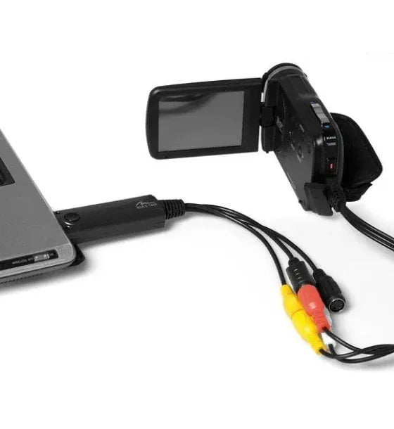 Media-Tech Placa de Captura Media-Tech MT4169 VIDEO GRABBER pentru Captura si Conversie a Semnalului Audio/Video Analog in VHS Scriere Directa pe DVD/VCD Publicare YouTube
