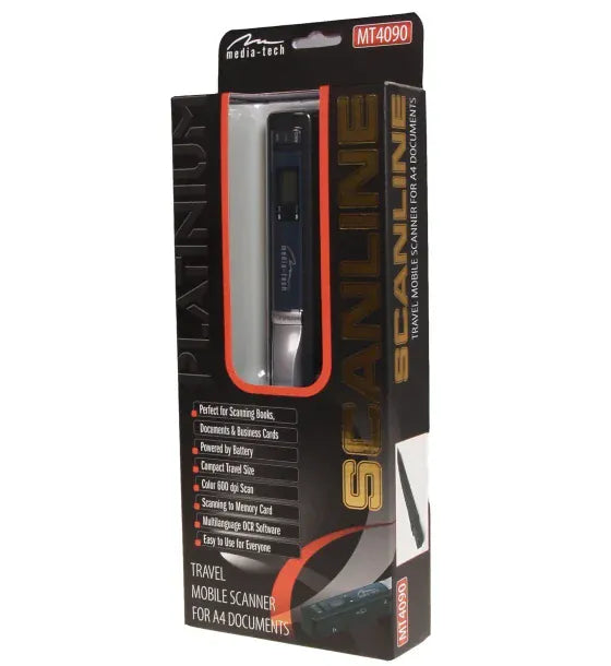 Media-Tech Scanner Portabil Media-Tech Color A4 Software OCR si Husa Incluse