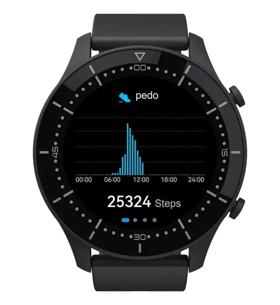 Media-Tech SmartWatch Media-Tech ACTIVEBAND GENUA MT870 Monitorizare Puls Pedometru Alarma Notificare Apeluri si Aplicatii Functii Sport Negru