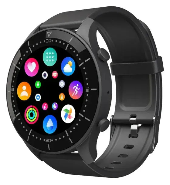 Media-Tech SmartWatch Media-Tech ACTIVEBAND GENUA MT870 Monitorizare Puls Pedometru Alarma Notificare Apeluri si Aplicatii Functii Sport Negru