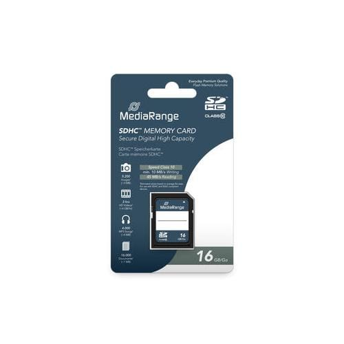 MediaRange Card de memorie Card de memorie MediaRange MR963 | SDHC, Class 10, 16GB