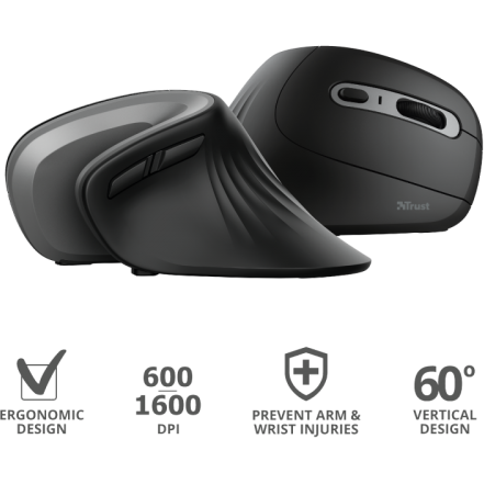 TRUST Verro Ergonomic Wireless Mouse