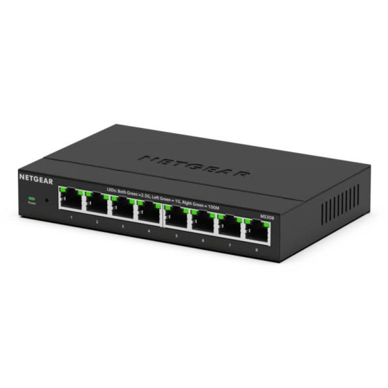 Netgear Switch Switch Netgear MS308-100EUS | 8 porturi, Multi-Gig 2.5GbE, neadministrabil