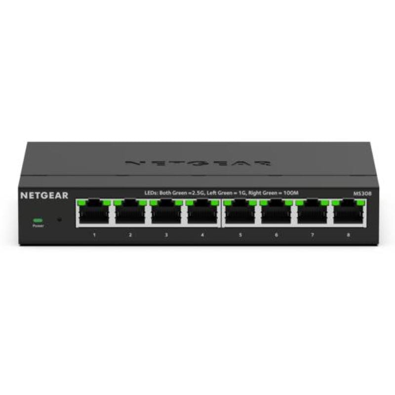 Netgear Switch Switch Netgear MS308-100EUS | 8 porturi, Multi-Gig 2.5GbE, neadministrabil
