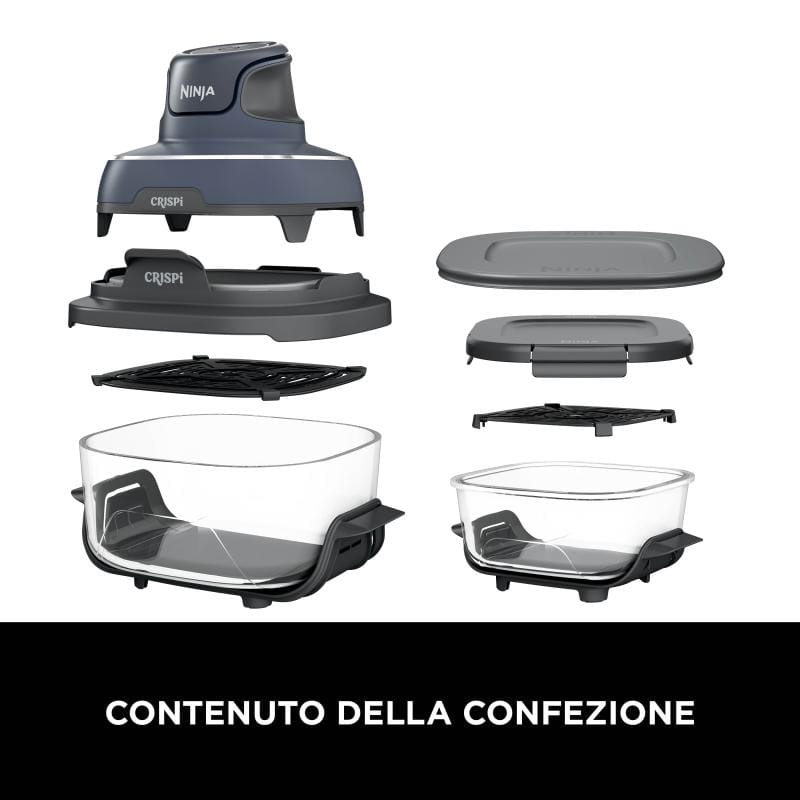 Ninja Friteuza Friteuza cu Aer Ninja Crispi FN101EUGY | 1700W, Gri, Gatire Rapida