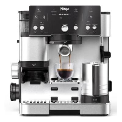 Ninja Espressor manual Espressor Ninja Luxe Essential ES501EU | Argintiu-Negru, Compact, Utilizare Zilnica