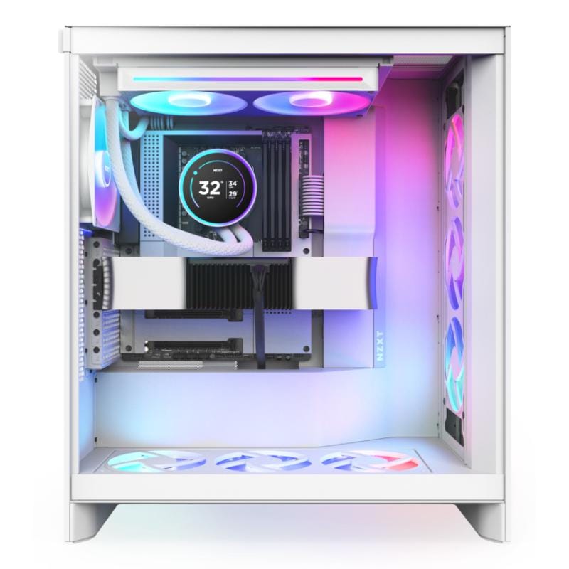 Nzxt AIO Cooler CPU Lichid NZXT Kraken Elite 280 RGB White RL-KR28E-W2 | 280mm, LCD, RGB, AIO