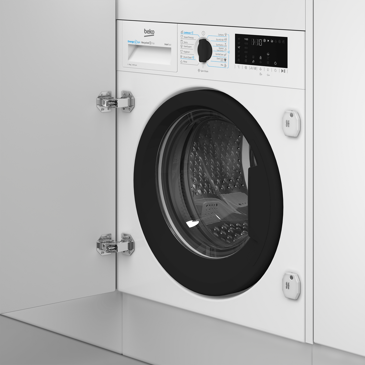 Beko Masina de spalat rufe Masina de spalat rufe Beko B3WBT681415W | 8kg, 1400RPM, Clasa A, Incorporabila, 60x55x82cm
