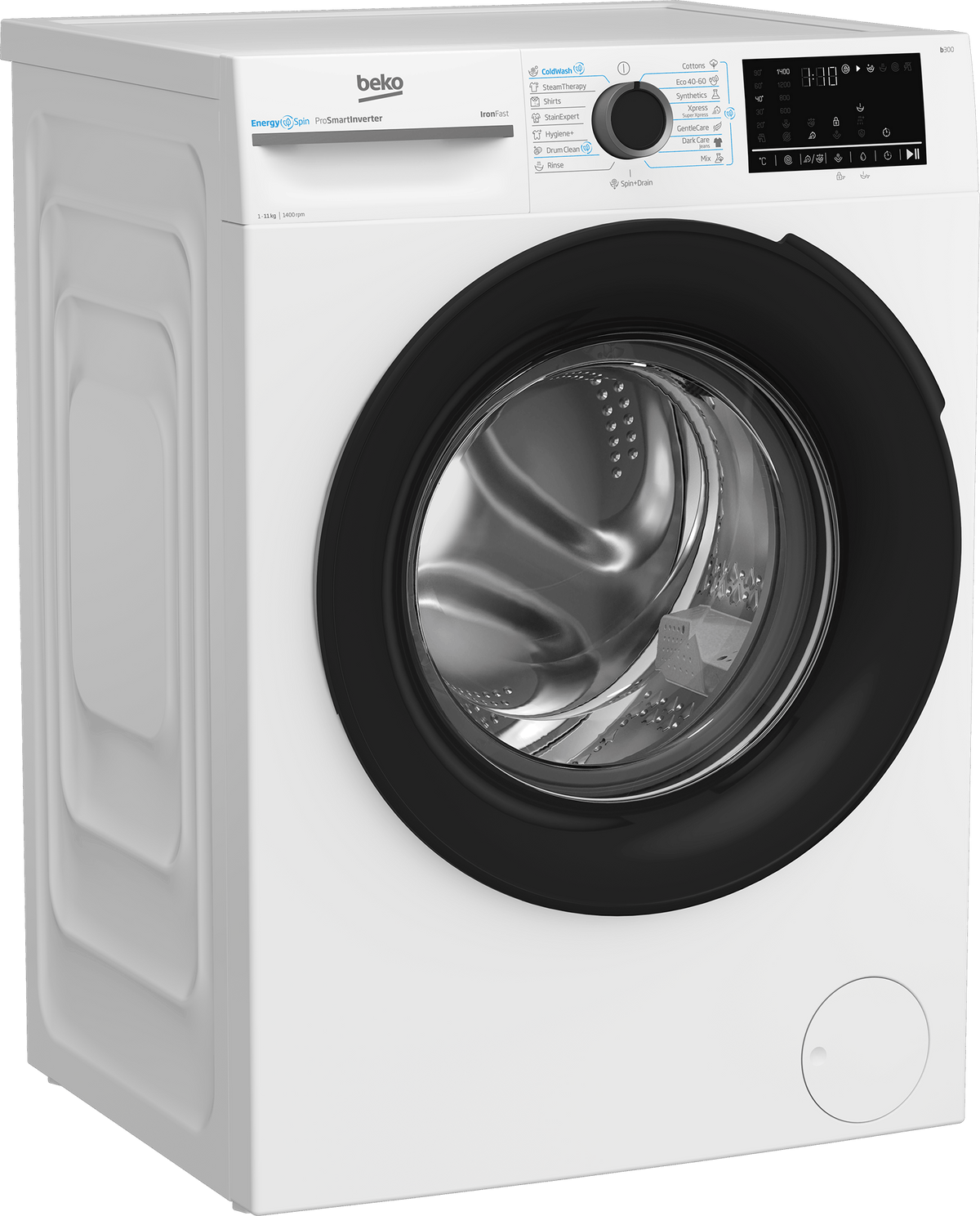 Beko Masina de spalat rufe Masina de spalat rufe Beko BM3WFST411415W | 11kg, 1400 RPM, 15 programe, Clasa A, Alb, 63x60x84.5cm