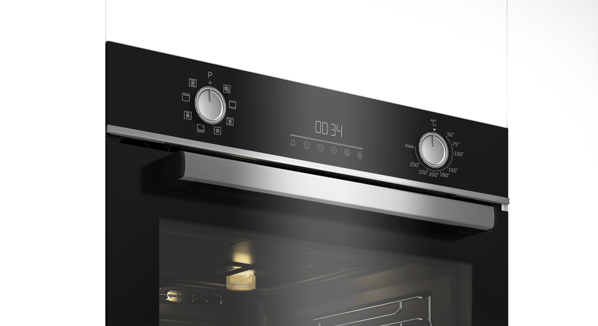 Beko Cuptor incorporabil Cuptor Incorporabil Beko BBIM13300XM | 72L, 8 Functii, AEROperfect, Clasa A, 59.4x56.7x59.5cm