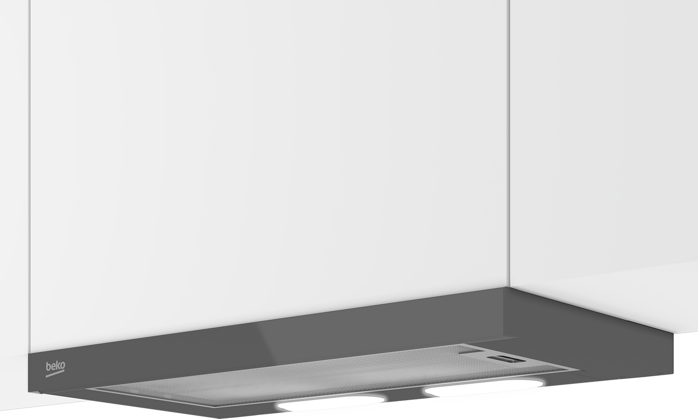 Hota de bucatarie telescopica 60 cm, 3 trepte de putere,iluminare LED 2x4W, 300 mc/h, clasa energetica D, filtru de carb