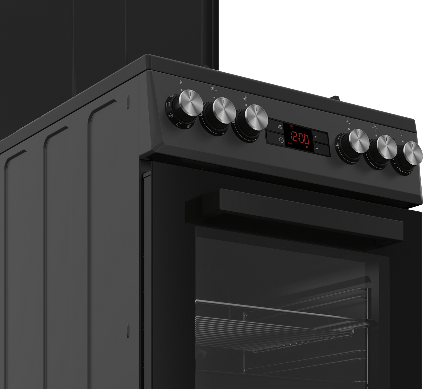 Beko Aragaz Aragaz Beko FSM52330DAON | 4 Arzatoare, Cuptor Electric, 8 Functii, Grill, 50x60x85cm