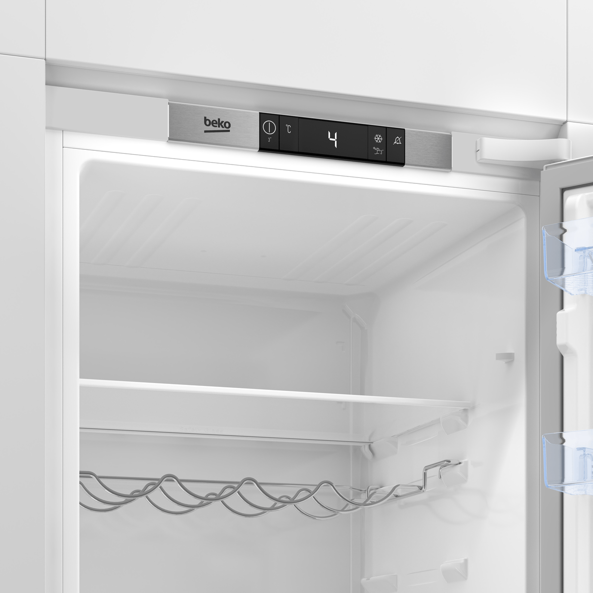 Beko Frigider Frigider 1 Usa Beko BSSA315E4FN | 309L, Clasa E, HarvestFresh, 177.5cm, 54x54.5x177.5cm