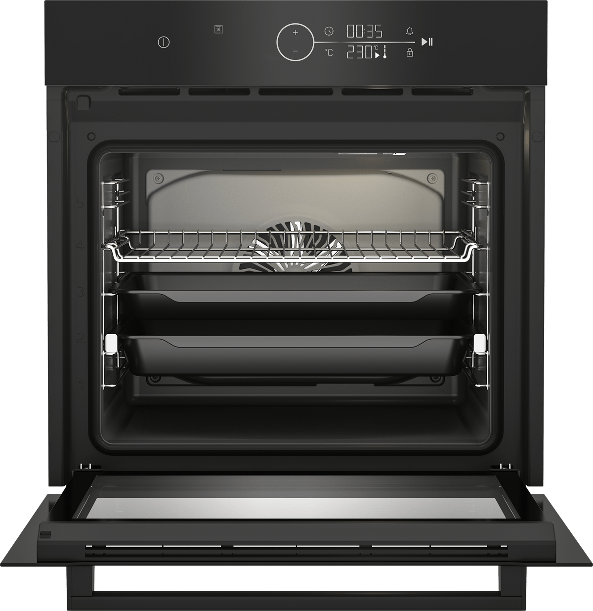 Beko Cuptor incorporabil Cuptor Incorporabil Beko BBIM17401BCS | 72L, Clasa A++, 13 Functii, AEROperfect, 59.4x56.7x59.5cm