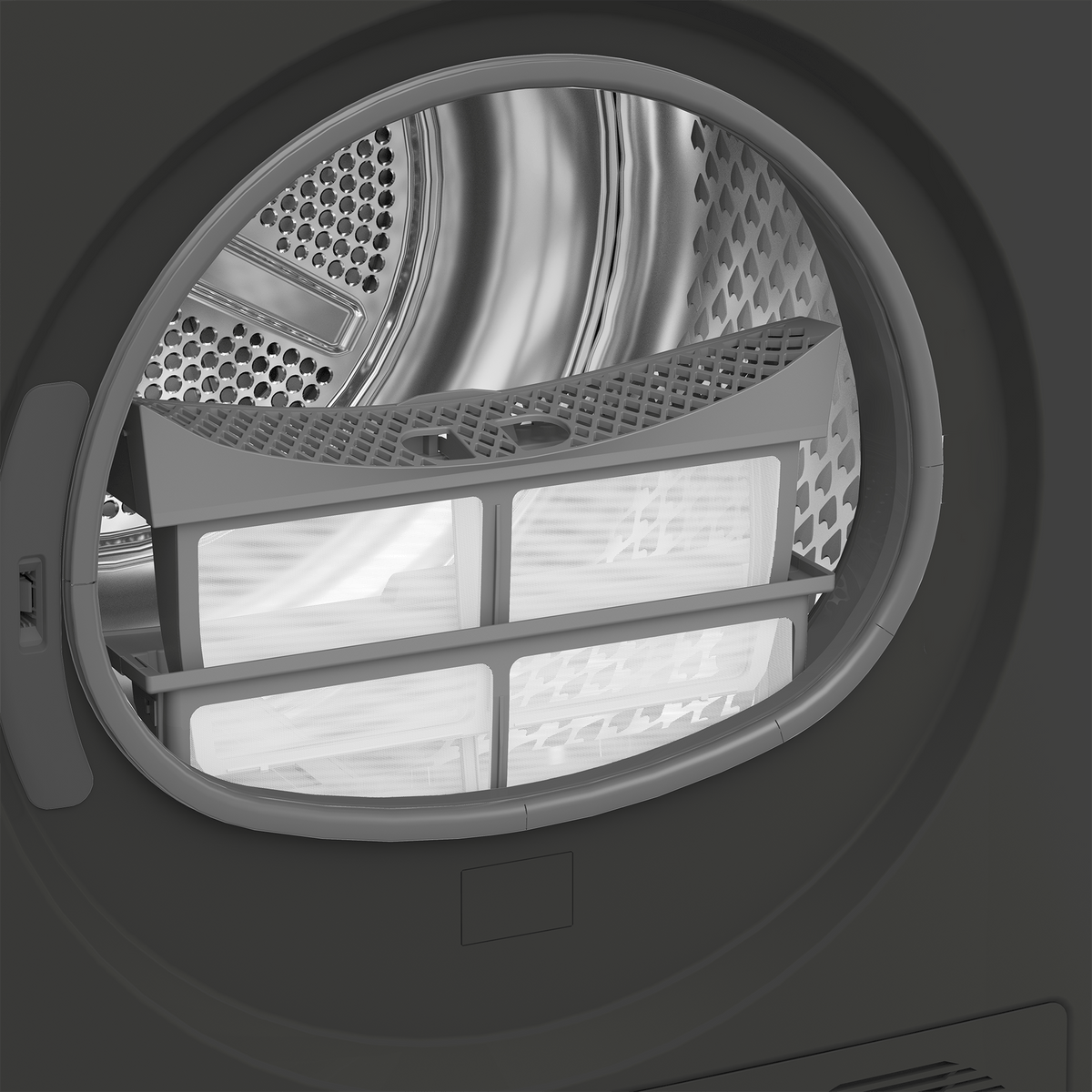 Beko Uscator Uscator Beko B3T68239MG | 8kg, Pompa de caldura, 16 programe, Clasa E, Gri
