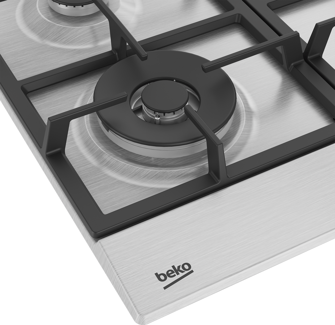 Beko Plita incorporabila Plita Incorporabila Beko HIAW64225SX | 60cm, 4 Arzatoare, Wok, Inox, 58x51x4.6cm