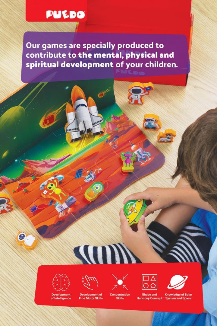 Puedo Toys Jucării Puzzle Puedo Toys PUEDOK1927 | Spuma EVA, Spatiul Cosmic, 25 Piese