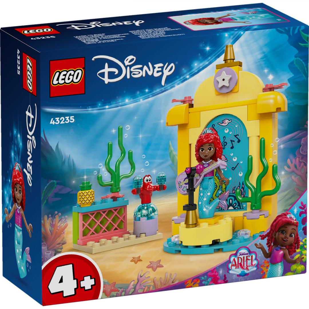 Lego Jucării Set Constructie LEGO Disney 43235 | Scena Muzicala A Lui Ariel, 216 Piese, 6+