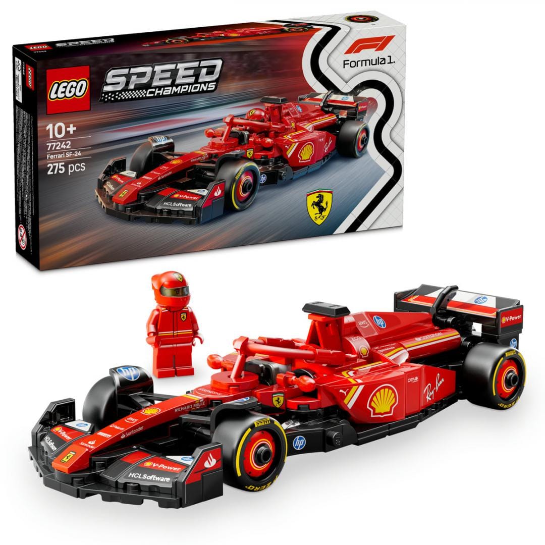 Lego Jucării Set Constructie LEGO Speed Champions 77242 | Masina Curse F1, Ferrari SF-24