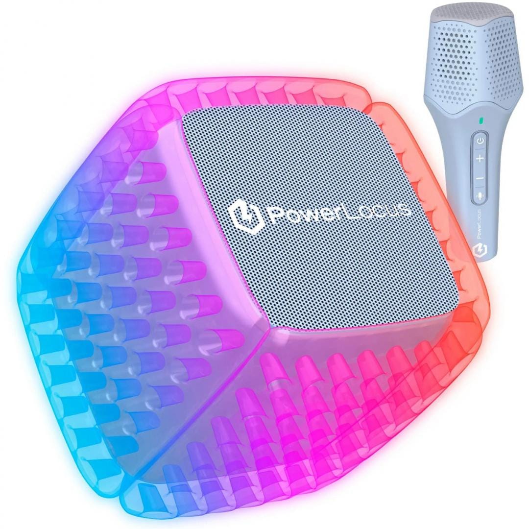 Lexibook Jucării Set Boxa Portabila Lexibook Powerlocus Aero PWL-PL201-BLPURPLE | Bluetooth, Microfon Wireless, Waterproof, Albastru