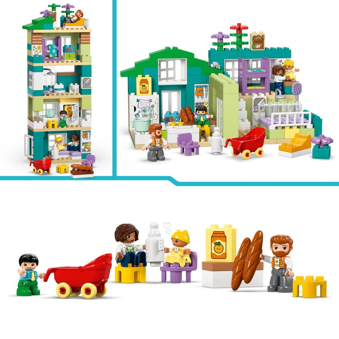 Lego Jucării Set Constructie LEGO Creator 3-in-1 10470 | Casa Moderna, Figurine, Cadou