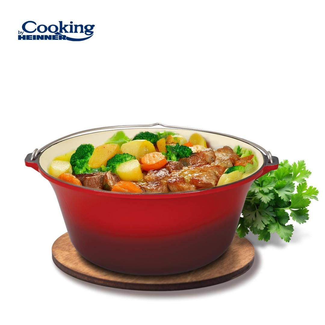 Heinner Vase de gatit Ceaun Din Fonta Emailata Heinner HR-ZVC-16CE | 16L, 41cm, Cooking