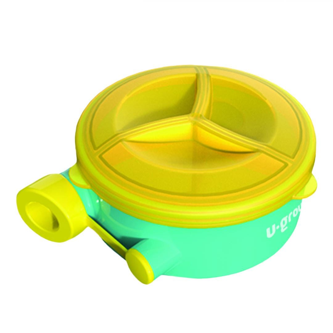 U-Grow Alimentație bebe Recipient Lapte Praf U-Grow A-1501BL | 3 Compartimente, 250ml