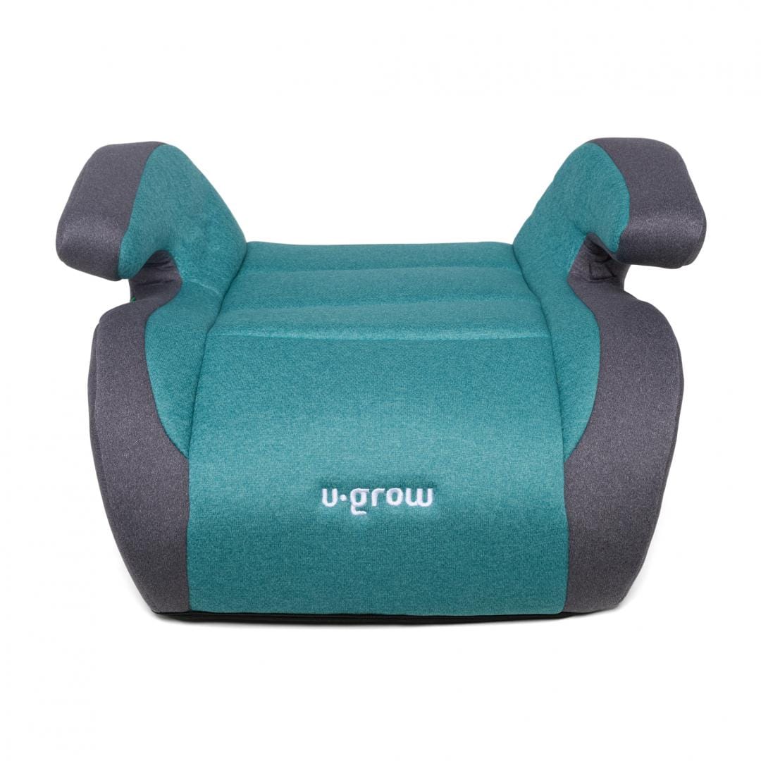 U-Grow Puericultură Inaltator Auto U-Grow UG-HB53B-GREEN | 125-150cm, Omologare R129, Isofix, Verde/Gri
