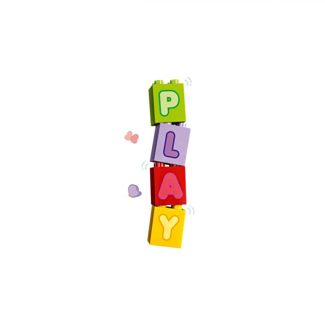 Lego Jucării Set Constructie LEGO Duplo 10421 | Camion cu Alfabet, Educativ, Cadou