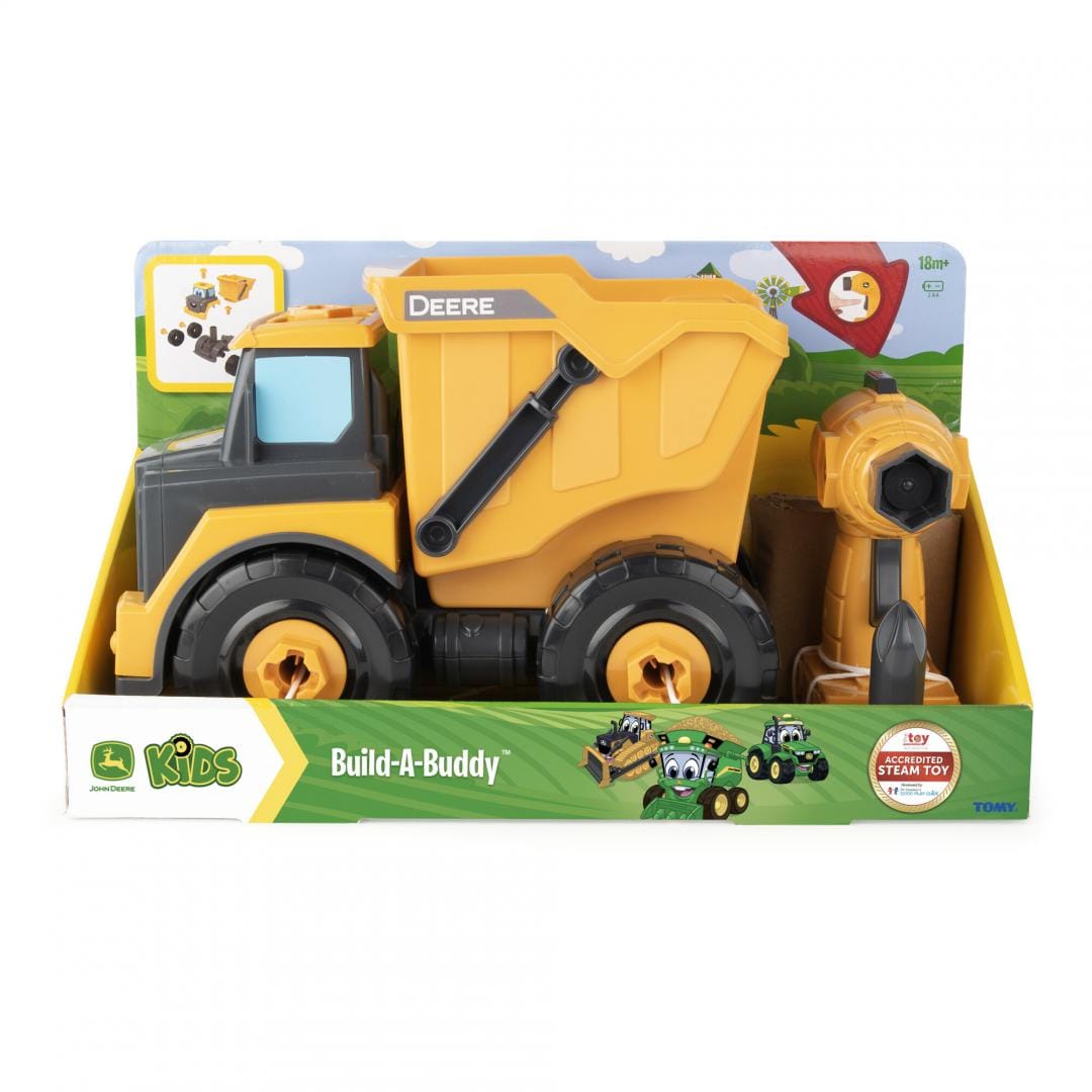 Tomy Jucării Set Constructie TOMY T47508 | Basculanta John Deere, Jucarie Educativa