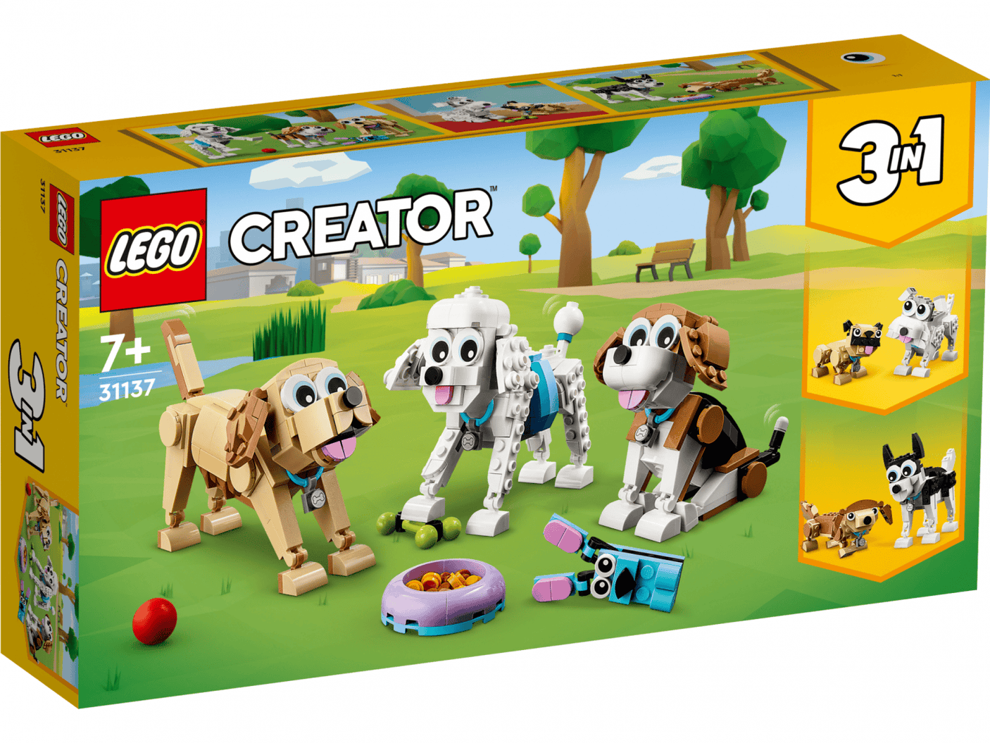 Lego Jucării Set Constructie LEGO Creator 3-in-1 31137 | Catei Adorabili, Multicolor, 8+, Cadou