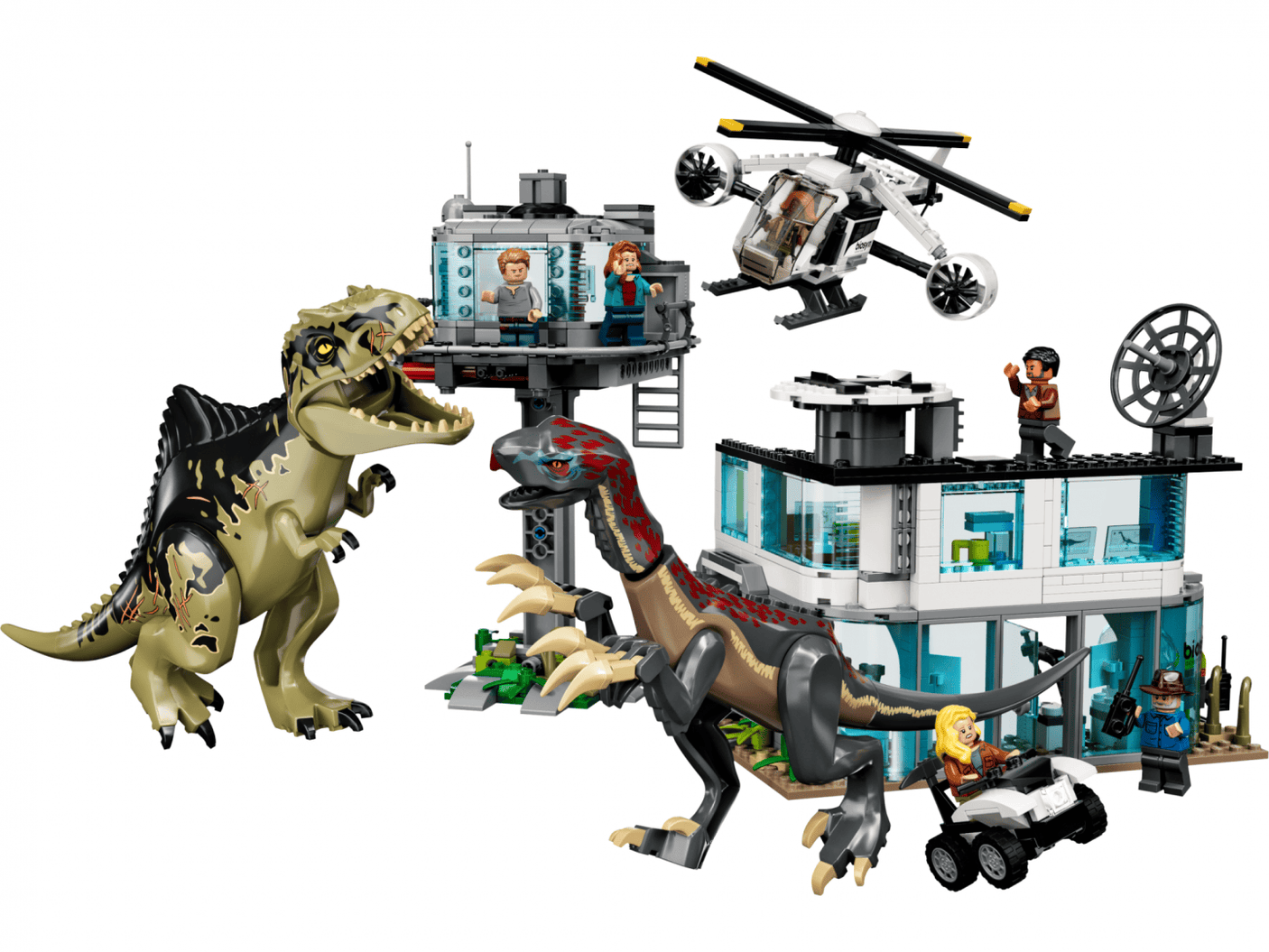 Lego Jucării Set Constructie LEGO Jurassic World 76949 | Atac Giganotozaur si Therizinosaur, 810 Piese, 8+