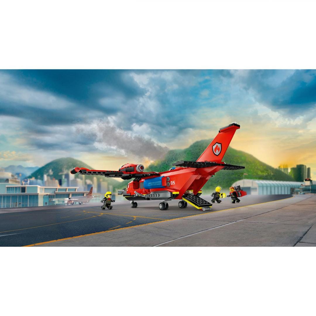 Lego Jucării Set Constructie LEGO City 60413 | Avion de Pompieri, 220 Piese, 6+