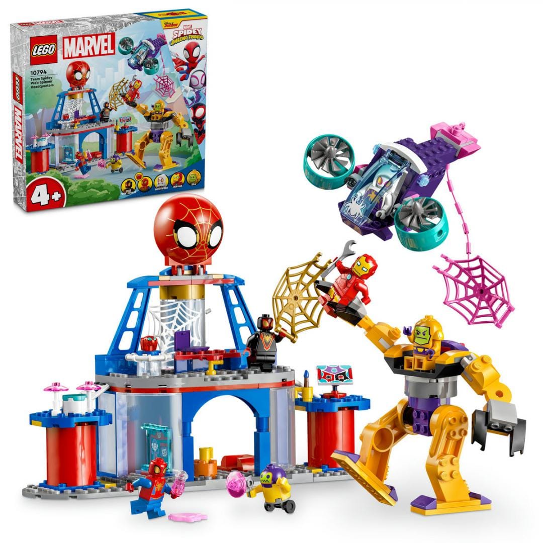 Lego Jucării Set Constructie LEGO Duplo 10794 | Echipa Spidey, Cartierul General, 112 Piese