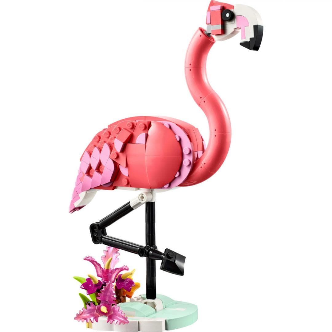 Lego Jucării Set Constructie LEGO Creator 3-in-1 31170 | Flamingo Roz, Animale Salbatice, Cadou