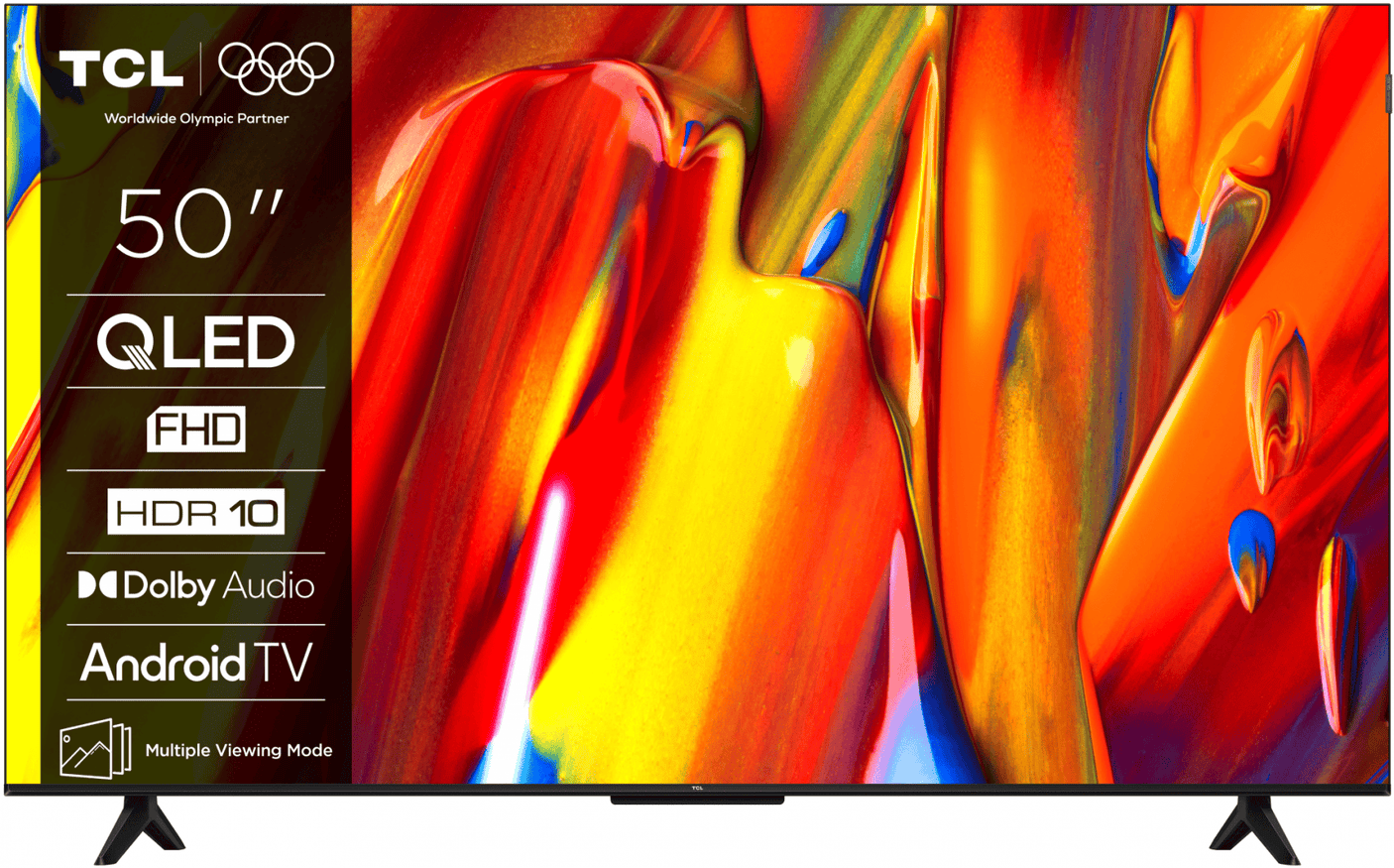 TCL Televizoare Televizor TCL QLED 50V5C | 126 cm, Smart Google TV, 4K Ultra HD, (Model 2025)