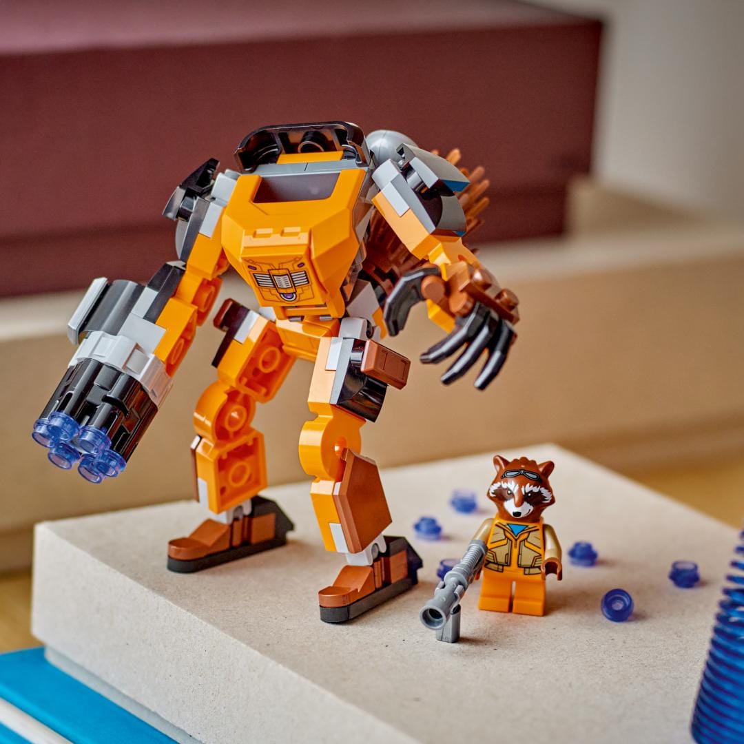 Lego Jucării Set Constructie LEGO 76243 | Armura Robot Rocket, Super Heroes, Cadou