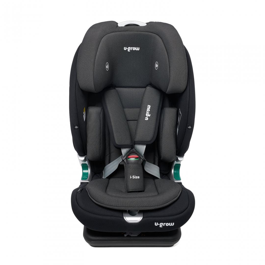 U-Grow Puericultură Scaun Auto U-Grow Goldfix Plus UG-VTN40BK | I-Size, Isofix, 76-150cm, 9-36kg, Boxa Bluetooth, Negru