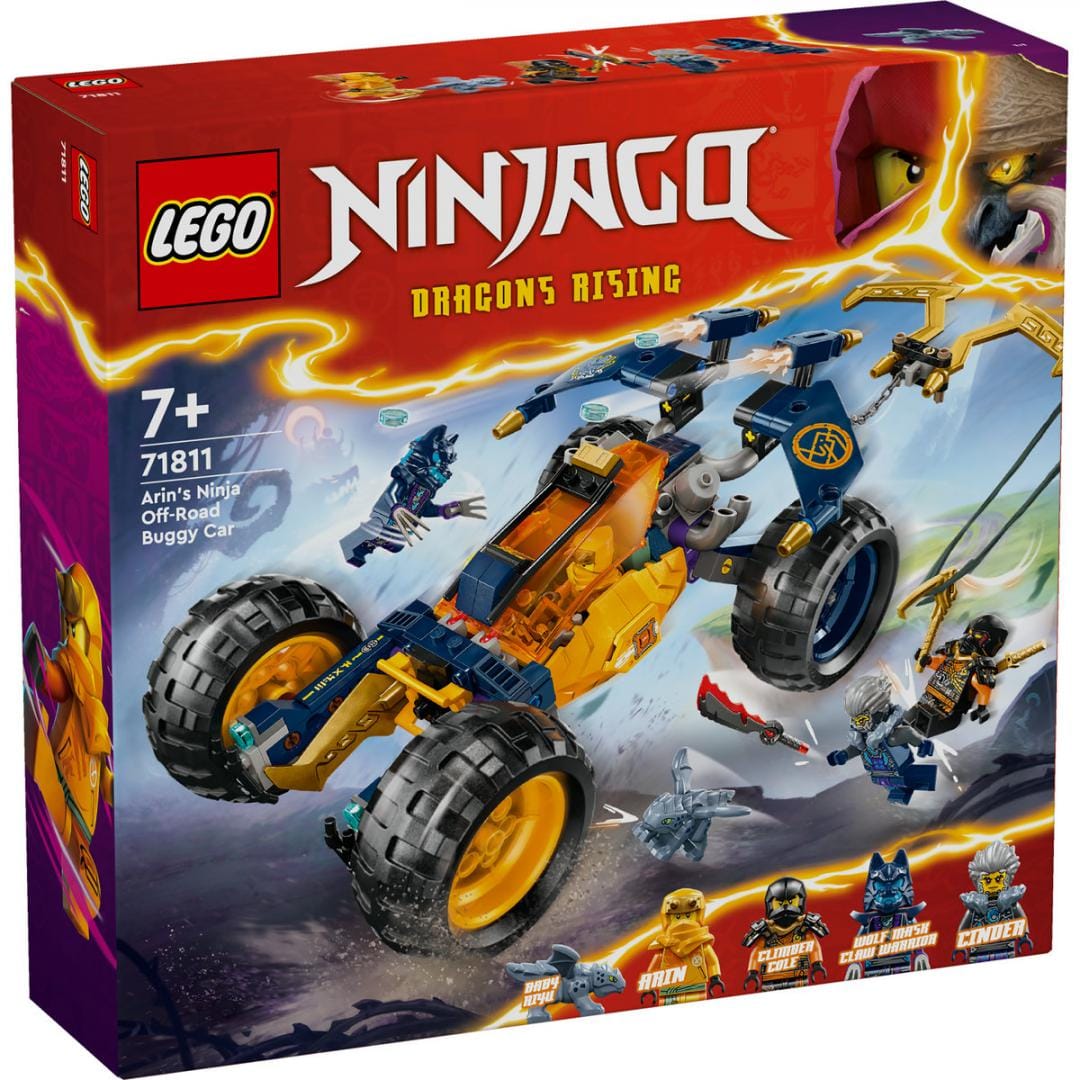 Lego Jucării Set Constructie LEGO Ninjago 71811 | Vehicul Teren Ninja Arin, 592 Piese, 7+