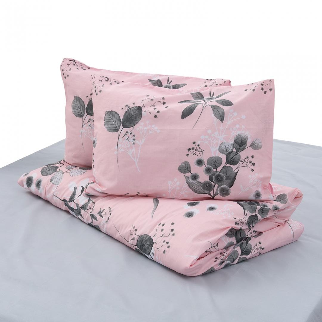 Heinner Lenjerie de pat Lenjerie de Pat Heinner HR-DBL132-PNK | Dubla, 4 Piese, 132TC, Rose