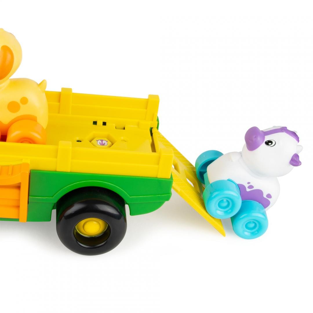 Tomy Jucării Jucarie Tomy T47276 | Tractoras John Deere, Remorca, Animalute, Sunete