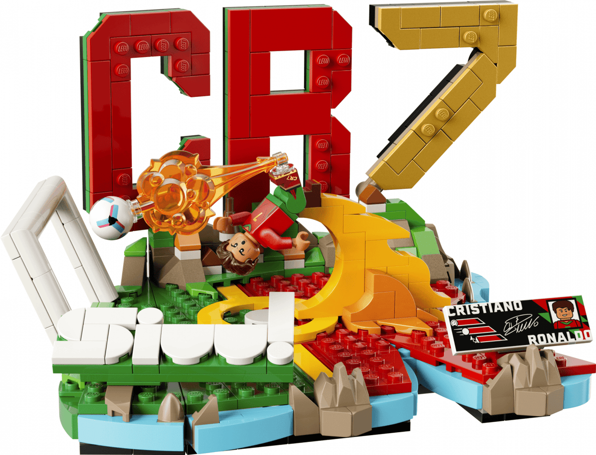 Set Constructie LEGO 43012 | Cristiano Ronaldo Momente Importante din Fotbal