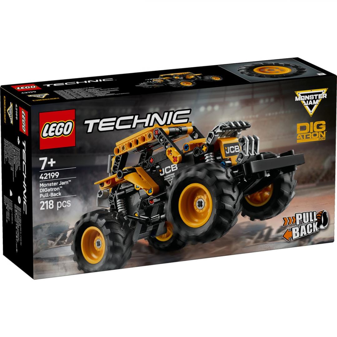 Lego Jucării Set Constructie LEGO Technic 42199 | Monster Jam Digatron, Pull-back, Cadou